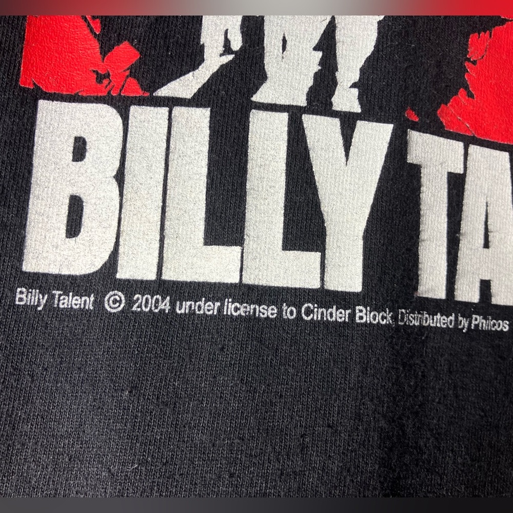 Vtg. 2004 Billy Talent album cover band t-shirt faded mens XL 00s Y2k - Picture 4 of 9